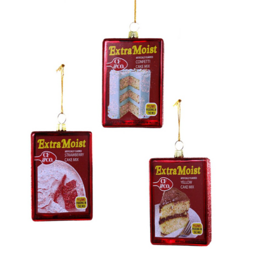Betty Crocker Extra Moist Cake Mix Ornament