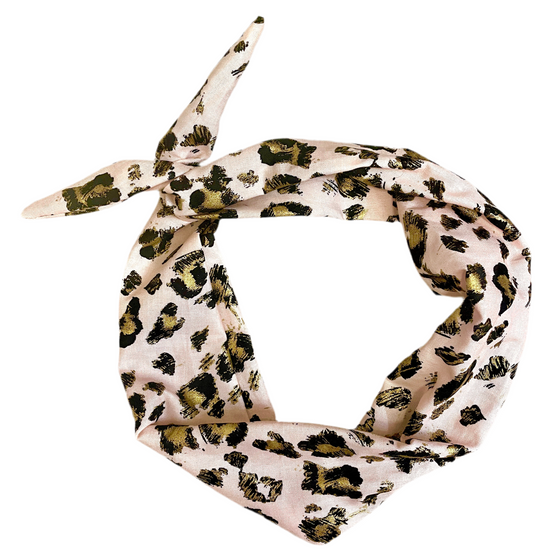 Amanda Bright Designs Blush Pink Leopard Headband
