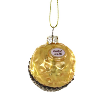Chocolate Hazelnut Bon Bon Ornament