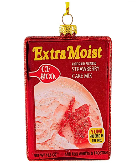 Betty Crocker Extra Moist Cake Mix Ornament