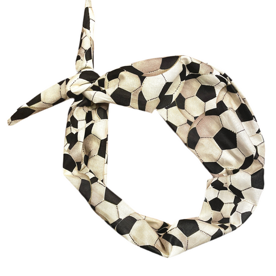 Amanda Bright Designs Soccer Ball Original Tie Headband