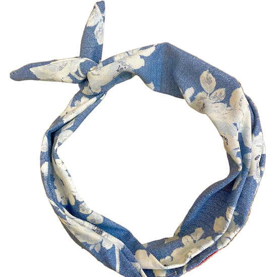 Amanda Bright Designs Denim Floral Headband rodeo western style