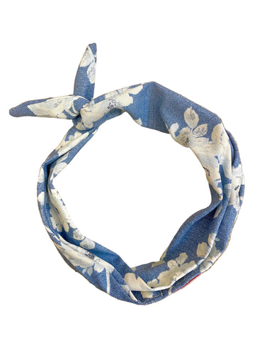 Amanda Bright Designs Denim Floral Headband rodeo western style