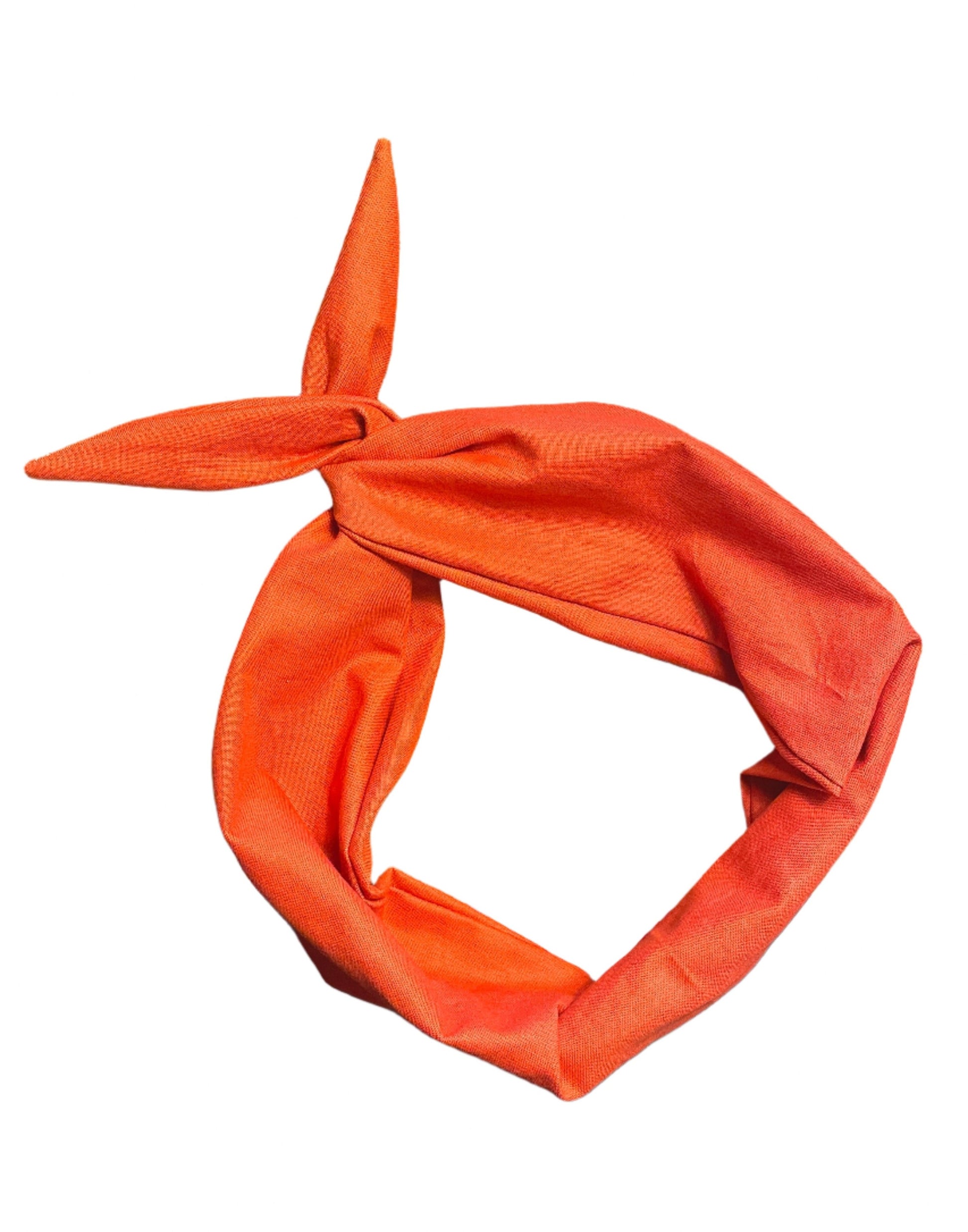Amanda Bright Designs Original Tie Head Band Burnt Orange