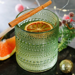 10 oz. Beaded Sage Green Old Fashioned Glasses, Set of 6