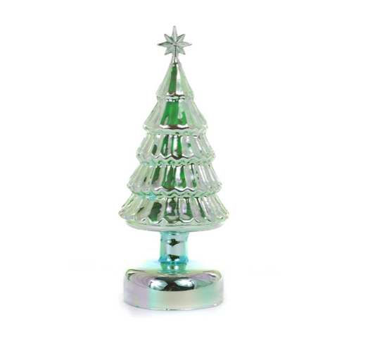 Cody Foster Iridescent Lighted Green Tree