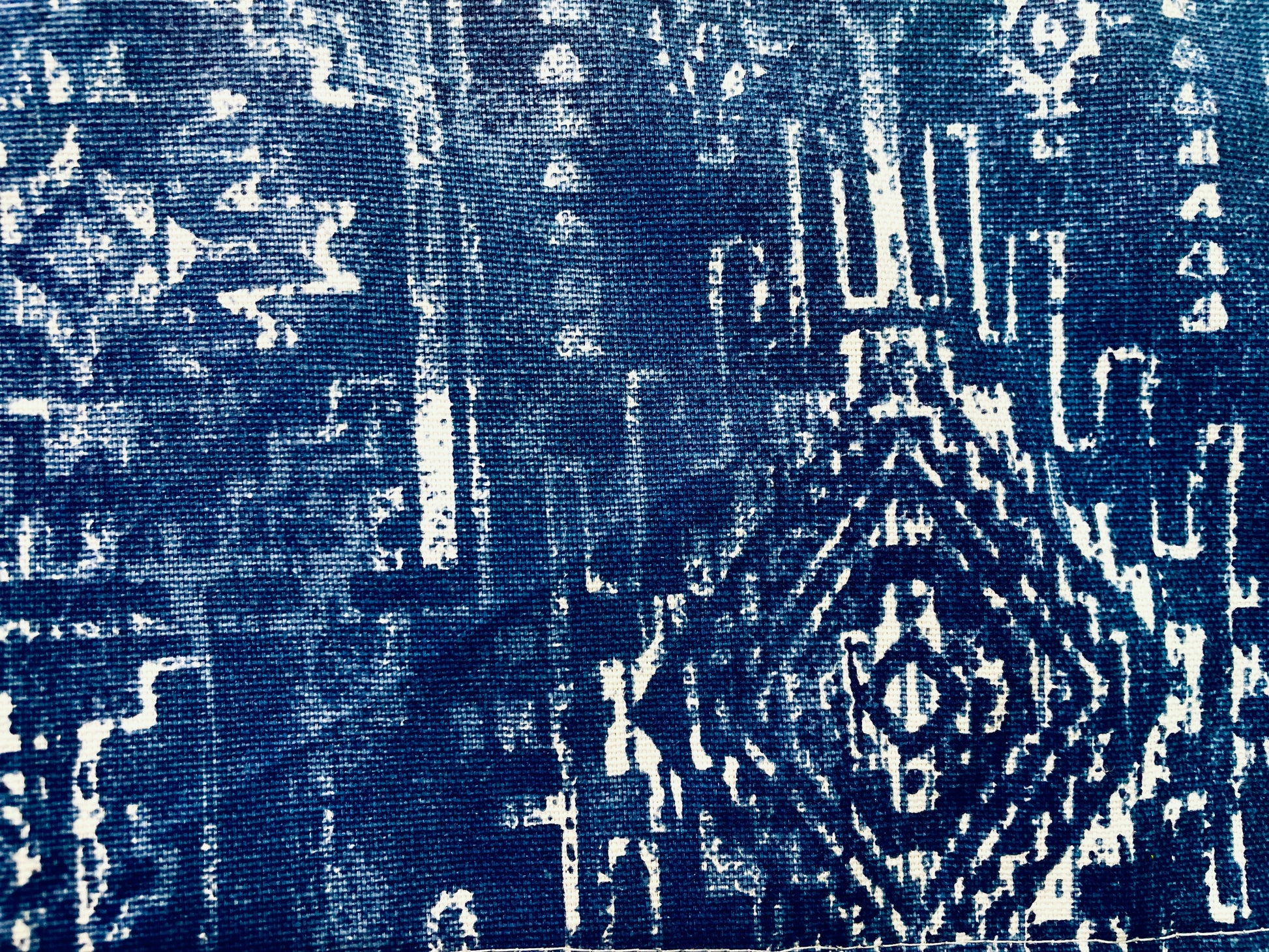 Amanda Bright Designs Sierra Apron southwest batik print blue denim western