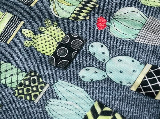 Two Medium Sized Ladies cactus apron pattern Chloe