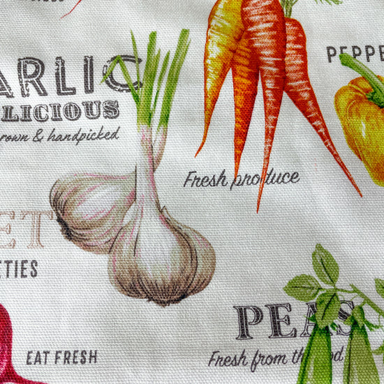 Two Medium Sized Ladies fresh vegetables farm stand apron pattern Lanie