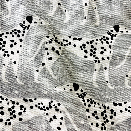 Two Medium Sized Ladies Vanessa apron Dalmatian print guard dog firehouse George Washington hunting dog fabric pattern